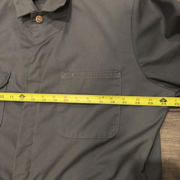 Vintage Big Mac Coveralls Men’s Sz. 44-L Dark Made In USA Mechanic Workwear - Picture 8 of 12